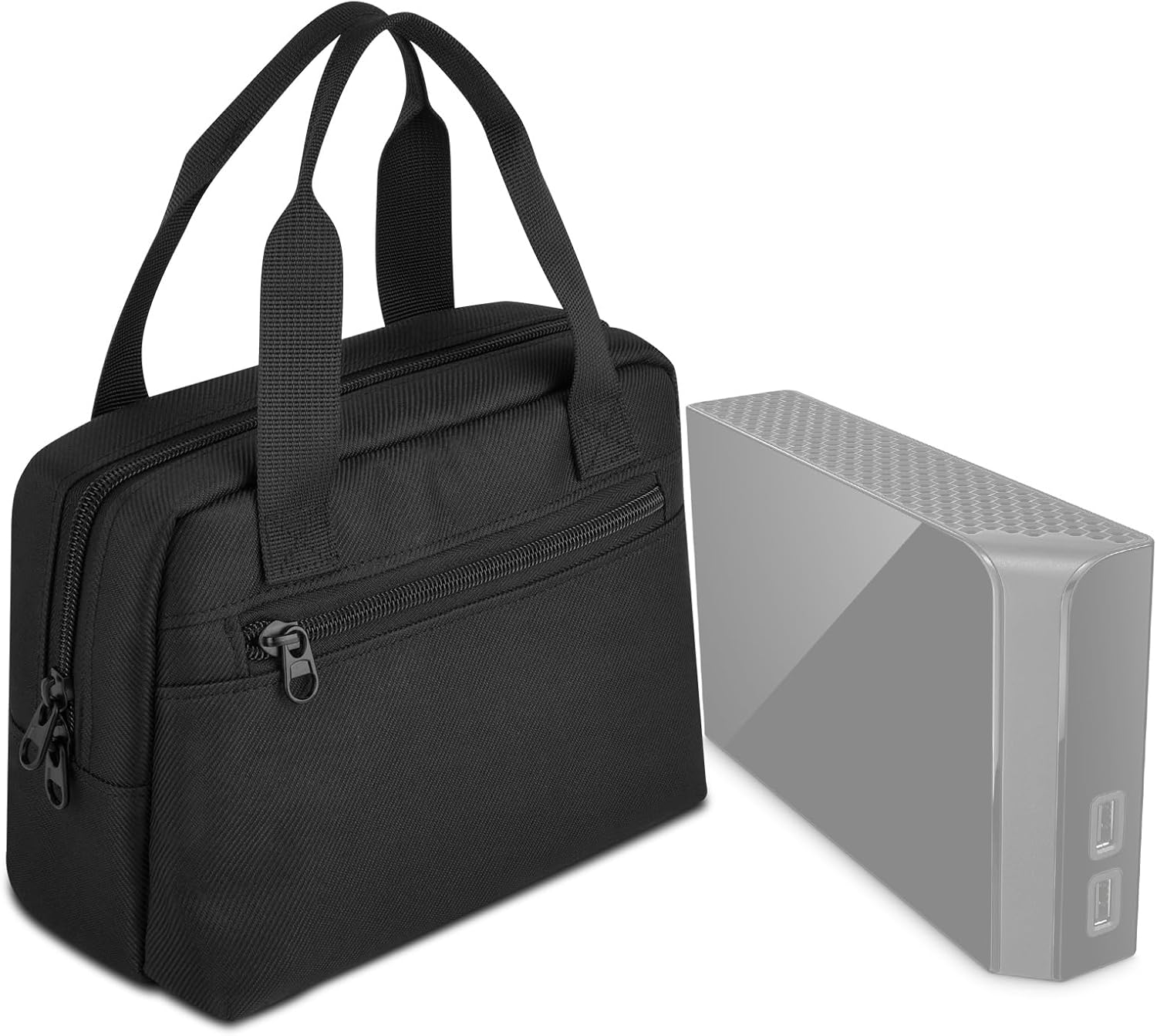 Desktop External Hard Drive Travel Case for WD Elements My Book Seagate Expansio-image