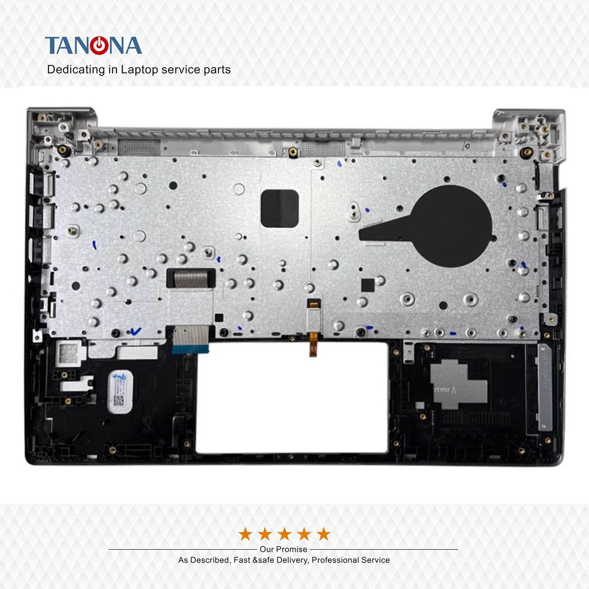 New N17709-001 For HP Elitebook 640 G9 Palmrest Upper Case +  