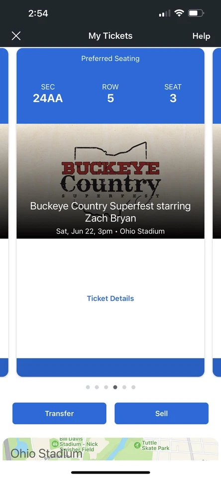 4 Tickets BUCKEYE COUNTRY SUPERFEST (ZACH BRYAN) 6/22/24 - Image 3 of 4