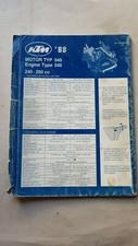 KTM catalogo ricambi MOTORE 545 240-250 1988 originale Engine Parts Catalogue