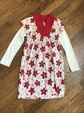 Tea Collection Wrap Collar Dress Size 6