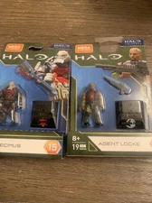 2 Mega Construx HALO Universe Series 15 Decimus & Agent Locke Mini Figure