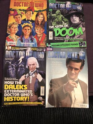 4 Dr Doctor Who Matt Smith Xmas Tom Baker Frazer Hines Gareth Roberts 442-444