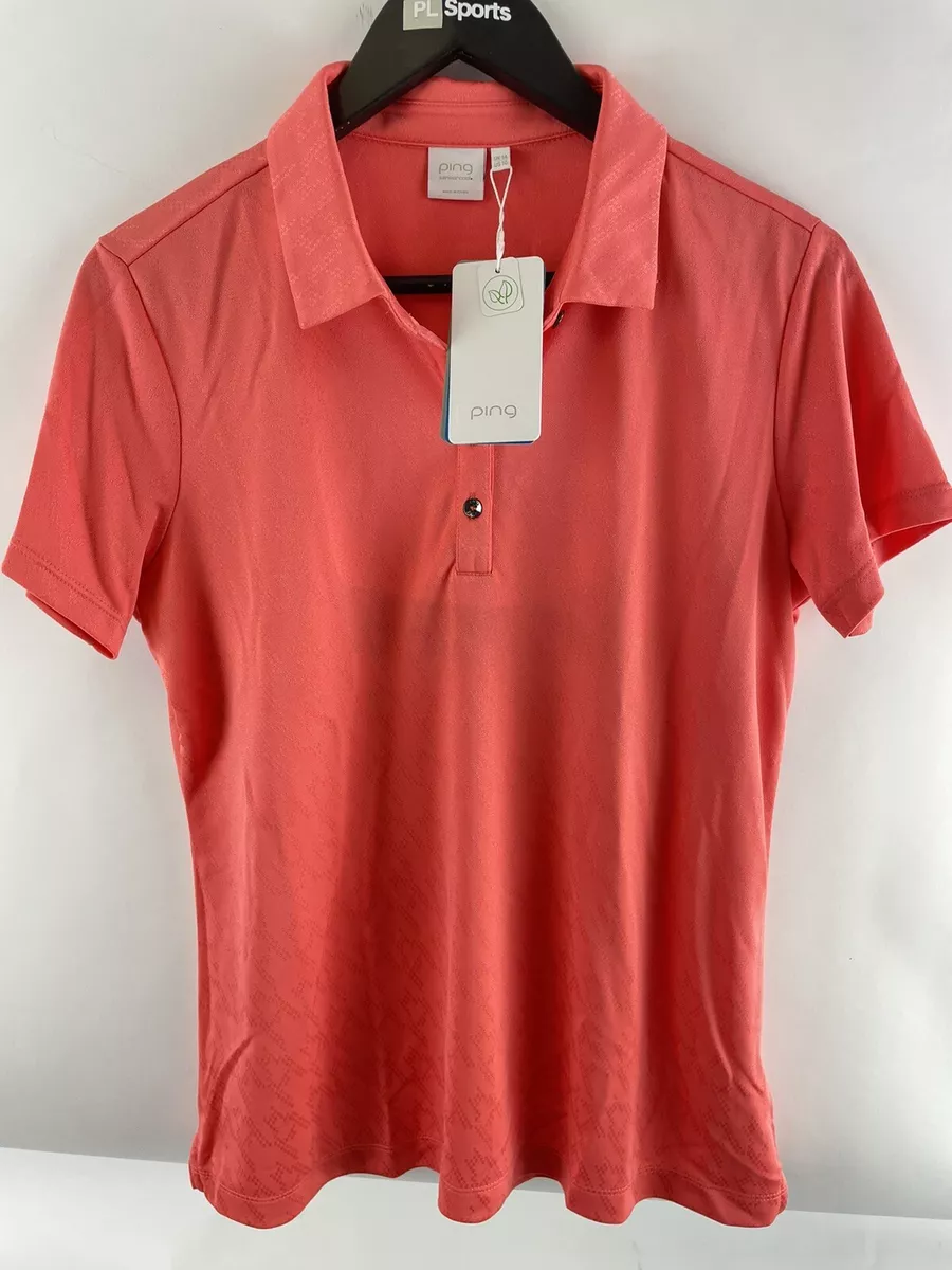 Ping Iona Ladies Golf Polo Shirt - Black/White Ping Iona Ladies Golf Polo Shirt - Black/White