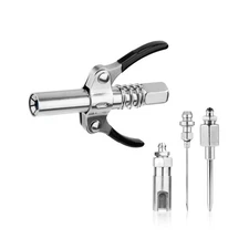 Grease Gun Accessories Kit, 4pcs Grease Fitting Tools Double Handle Coupler N...