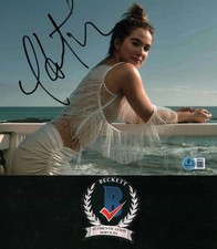 Haley Lu Richardson Signed 8x10 Photo Pretty Brunette Actress BAS COA Beckett
