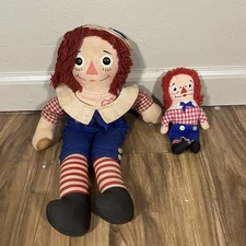 Beautiful Vintage 19" Knickerbocker Raggity Ann 80s