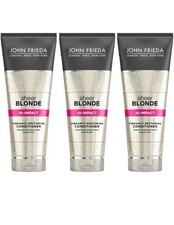 Image of John Frieda Sheer Blonde HI IMPACT Conditioner 250ml PACK Of 3 🇬🇧 Fast PP