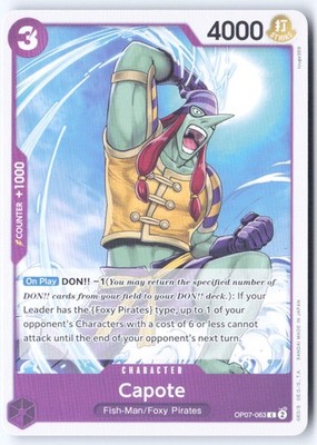 [T399] One Piece - Verdeck OP07-063 ENG
