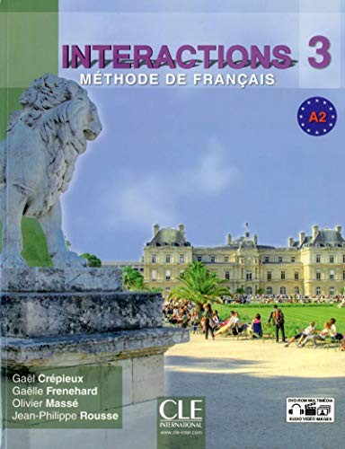 INTERACTIONS 3 METHODE DE FRANCAIS - ( A2 ) (METHODE By Gael Crepieux & Gaelle - Picture 1 of 1