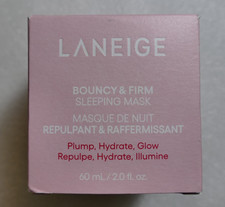 Laneige Bouncy Firm Sleeping Face Mask Radiance Boosting Collagen 2 oz