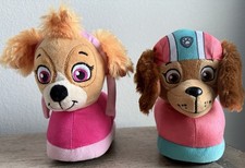 Nickelodeon Paw Patrol Toddler Slippers Liberty Skye Plush 3D Girls Size 9-10