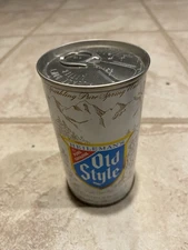 G Heileman La Crosse Old Style Straight Steel Pull Tab Beer Can