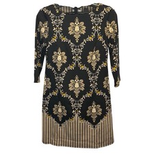London Style Long Sleeve Shift Dress