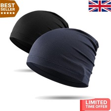 Unisex Lightweight Cooling Skull Caps - Moisture-Wicking 3D Mesh for Summer
