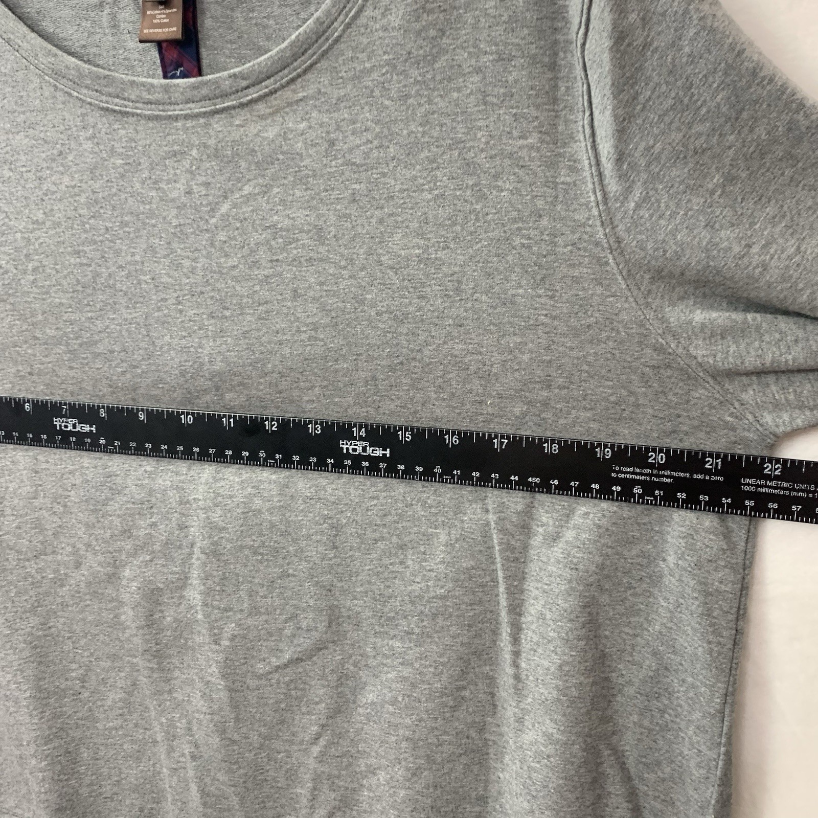 Multiples Woman's Size Large Gray Button Back Top… - image 5