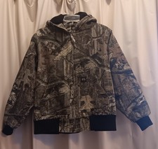 Youth Key Brand Breakup Infinity Fleece Lined Camo Coat Size XL
