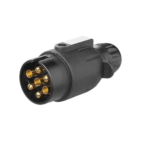 7 - Poliger AnhäNgerstecker PVC Mit Magnet, Wetterfest FüR AHK-image