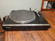 Sony PS X55s Vintage Stereo Black Turntable 800114 Made In Japan Platter Arm