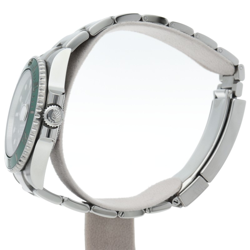 ROLEX Submariner Date Watch Green Mirrored Buckle 116610LV Stainless Steel m... image 3