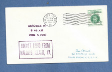 AEROBEE HI ROCKET FIRED FEB 5,1961 WALLOPS ISLAND SWANSON  SPACE COVER  NASA