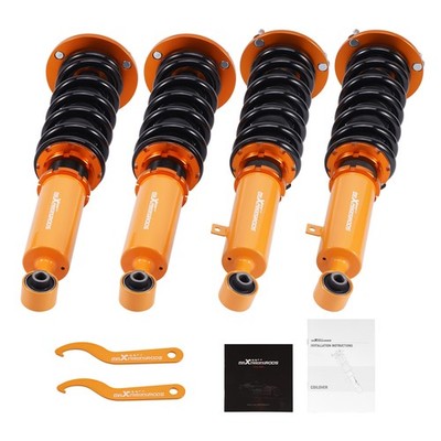 MaXpeedingrods Adjustable Coilovers 24-Step Struts For Toyota Supra 86-92 MK3