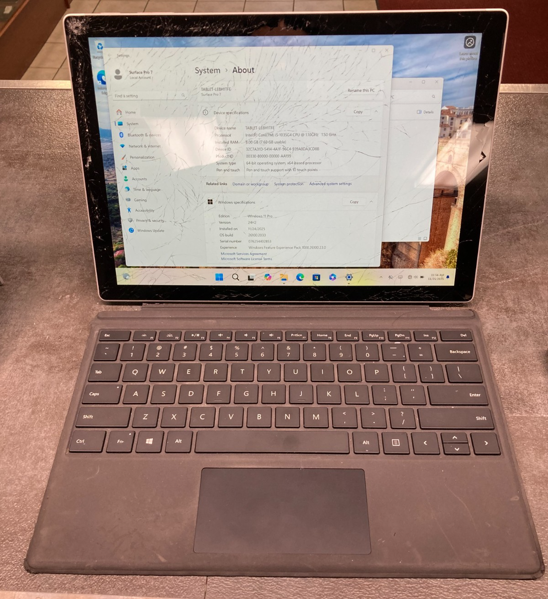 Microsoft Surface Pro 7 モデル1866 QWU-00006 Core i5-1035G4 メモリー8GB ストレージ128GB Office付 Microsoft Surface Pro 7 1866 Core i5-1035G4 8GB 128GB SSD 12.3