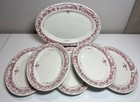 6pc Caribe China Howard Johnson's Restaurant Ware Sandwich Plates & Platter EUC — photo 4