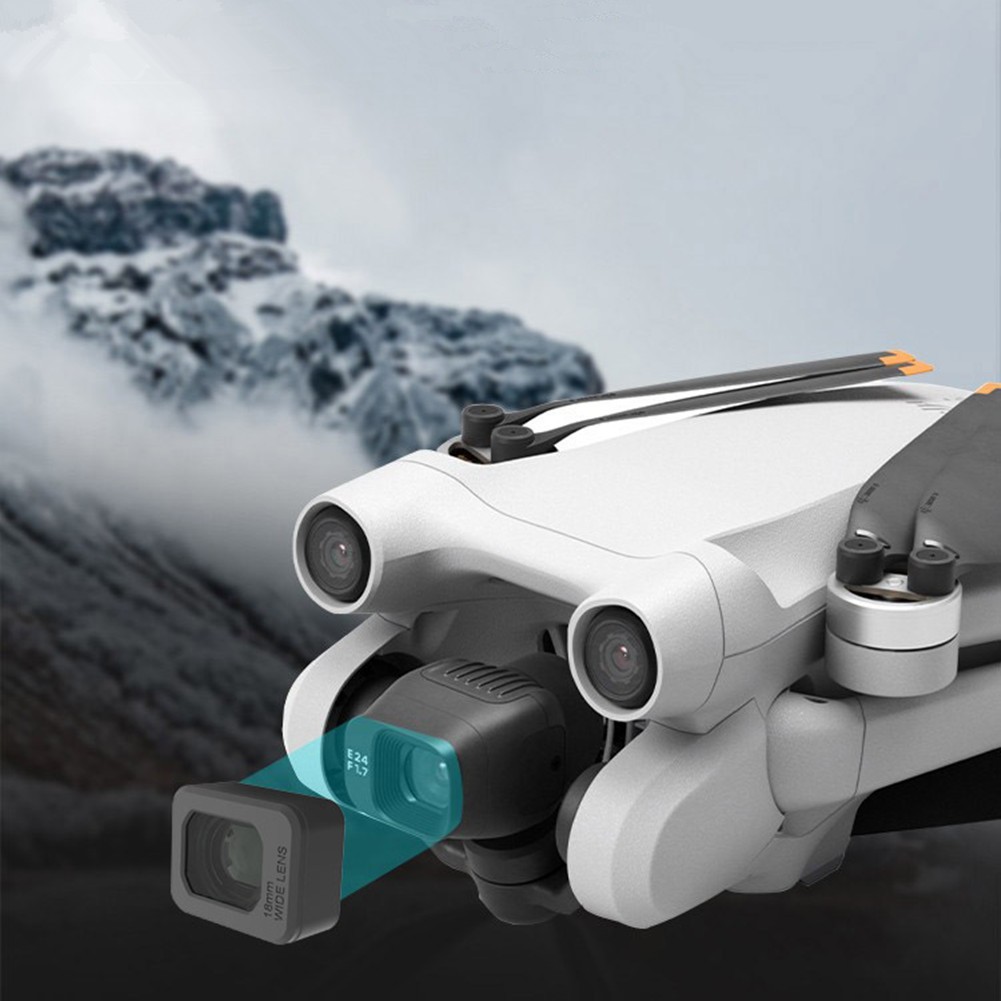 High quality External 110° wide-angle lens with buckle filter for DJI Mini 3 Pro