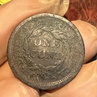 Dug Civil War💥 🇺🇸 💣 1849 US Large Cent Brothel Coin Modified PH LA