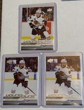 2024 UPPER DECK 203 LANDON SLAGGERT YOUNG GUNS & ETHAN DEL MASTRO YG RC LOT X3