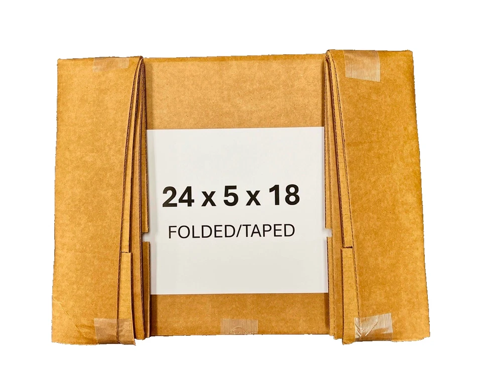 24" x 5" x 18" CARDBOARD BOX - 200lb - ART BOX -  SIDE LOADING - Image 4 of 4