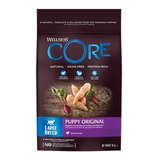 Wellness Core Chicken Large Breed Puppy Dry Dog Food - 10kg BBD 05/26 4.59 per kilo