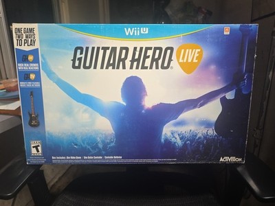 Guitar Hero Live Game Wii U & Hero Power Guitar Wireless Controller New In Box
