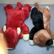 Ty Beanie Baby Snort The Red Bull And Chip The Cat Vgc