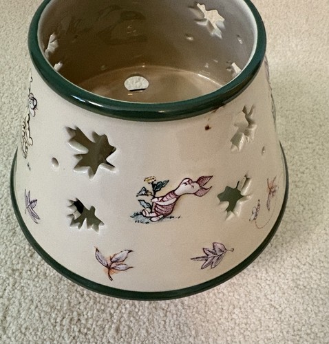 Vintage Walt Disney Winnie The Pooh And Friends Candle Jar Holder Set With Shade - Picture 5 of 8