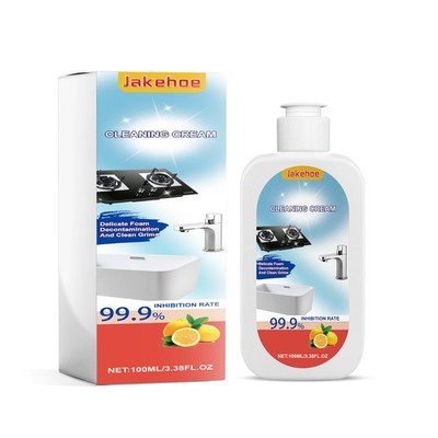 Multi Surface Kitchen Cleaner Cream, Heavy Duty Grease & Stain Cleaner