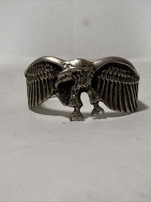 VINTAGE STERLINGSILBER AMERICAN EAGLE MANSCHETTENARMBAND