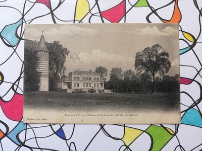 CPA 62 - ca. d'ARRAS CHÂTEAU de SAINT LAURENT BLANGY en 1907 French Castle Burg