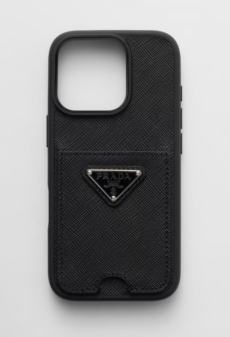 PRADA　スマホケース　iPhoneSE PRADA Saffiano leather case for iPhone 16 Pro Max New | eBay