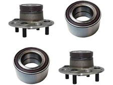 Front and Rear Wheel Hub and Bearing Kit For 2010-2014 Honda Insight JP984XT