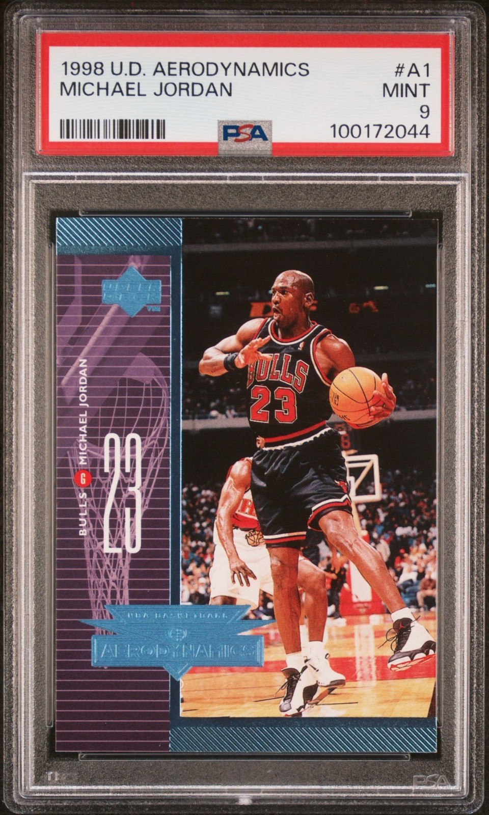 1998 Upper Deck Aerodynamics #A1 Michael Jordan PSA 9 MINT Pop 34 5 Higher!