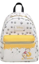 Loungefly Disney Winnie The Pooh Mini Backpack Honey Bees Pattern Bag NEW