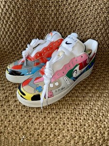 Talla 11.5 - Ruohan Wang x Nike Air Force 1 Low Multicolor AF1 Raro