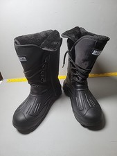 Fur Lined Men  s Snow Boots Waterproof Outdoor Hiking Boots Warm Winter Shoes