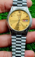 Vintage Of Seiko 5 Automatic 21 Jewels Men Watch Day Date Japan Made 7S26-3160