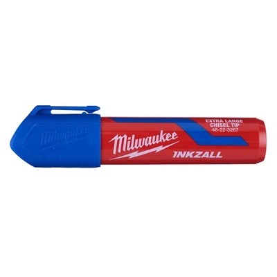 Milwaukee 48-22-3267 INKZALL Extra Large Chisel Tip Blue Marker - Image 1 of 4