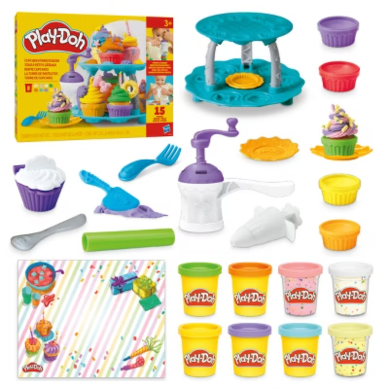 Play-Doh Cupcake Tower Playset , Christmas Gifts for Kids'