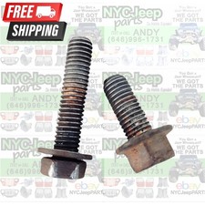 YJ TJ 4.0 6CYL Motor Starter BOLTS Screws 2pc Hardware 87-95 97-06 Jeep Wrangler