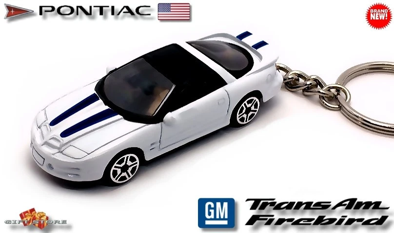 🎁🚦🆕 LLAVERO MUY RARO BLANCO PONTIAC FIREBIRD TRANS AM RAM AIR WS6 T-TOP 💕🎁 Foto 4 de 4